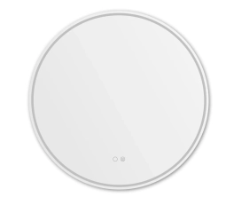 Okrągłe LUSTRO LED podgrzewane podświetlane do łazienki 80 cm