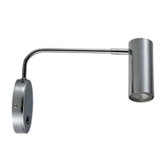 Lampa ścienna kinkiet regulowany TUBO chromowany