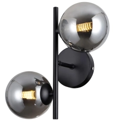 Kinkiet, lampa ścienna ERIMIDA czarna