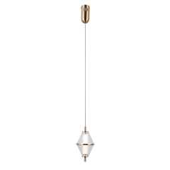 Lampa sufitowa wisząca FUENTE 1 złota