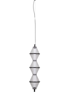 Lampa sufitowa wisząca FUENTE 3 czarna