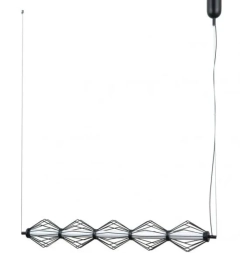 Lampa sufitowa wisząca SEVIL 5 czarna