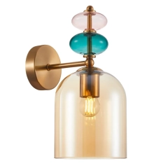 Lampa ścienna, kinkiet BUSCO złoty