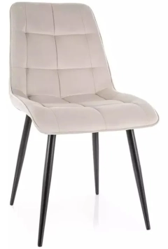 Krzesło Chic velvet jasny beż 30