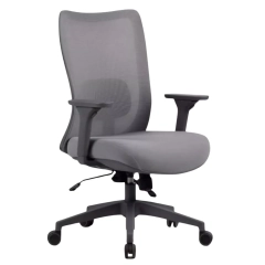 Fotel obrotowy szary Q-724