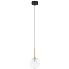 Lampa wisząca czarna AURA
