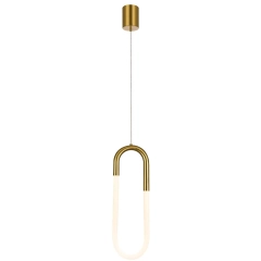 Lampa sufitowa wisząca NEXUS LED złota