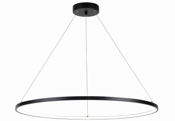 Lampa sufitowa wisząca czarna 90cm HORIK