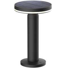 Lampa stołowa zewnętrzna solarna czarna CARLI