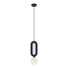 Lampa wisząca MASSO niebieska