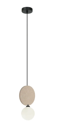 Lampa wisząca ANDREA 1M beżowa