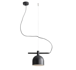 Lampa sufitowa wisząca czarna BERYL