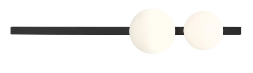 Lampa ścienna, kinkiet czarna GARDA 2