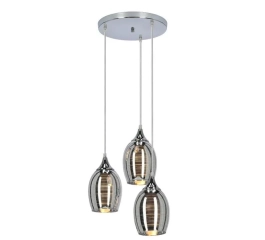 Lampa wisząca srebrna MARINA 3