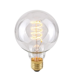 E27 4W 2200K G95 Spiral Clear