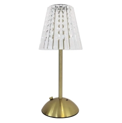 Lampka nocna ELBA złoty stelaż