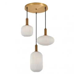 Lampa sufitowa wisząca DELLA złota