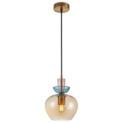 Lampa sufitowa wisząca FANDA złota