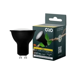 Żarówka LED 6.5W GU10 3000K czarna