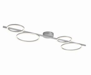 Lampa sufitowa MINI RITUS srebrna