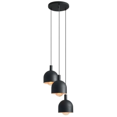 Lampa sufitowa koło wisząca BERYL III czarna