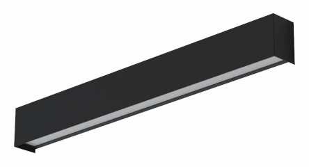 Lampa ścienna, kinkiet STRAIGHT LED S czarna