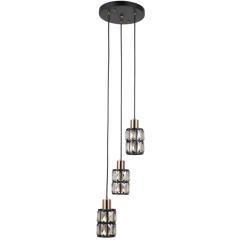 Lampa sufitowa wisząca MENFI czarna