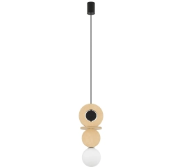Lampa sufitowa wisząca DROPS WOOD A drewno