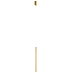 Lampa sufitowa wisząca LASER złoty