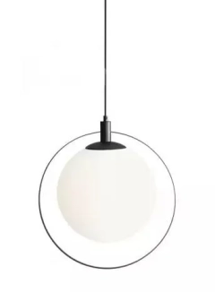 Lampa sufitowa, wisząca AURA czarny