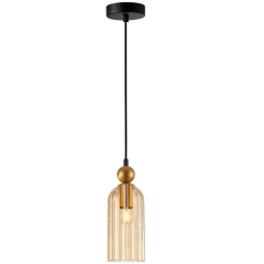 Lampa wisząca NARISA bursztynowa