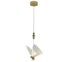 Lampa sufitowa, wisząca Mariposa 1 złota