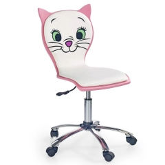 Fotel biurowy, obrotowy KITTY 2 różowy