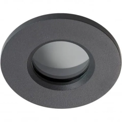 Lampa zewnętrzna podtynkowa IKA ROUND szara IP65