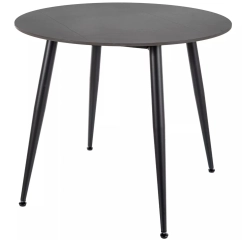 Stół okrągły RION 90 cm czarny