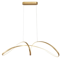 Lampa sufitowa, wisząca FERMI złota