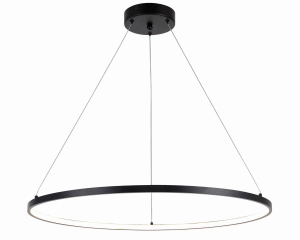 Lampa sufitowa wisząca czarna 60 cm HORIK
