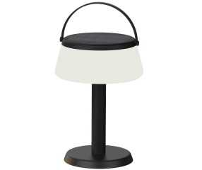 Lampa stołowa zewnętrzna solarna czarna AURE