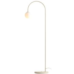 Lampa podłogowa UNA kremowa