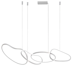 Lampa sufitowa, wisząca FONTE biała