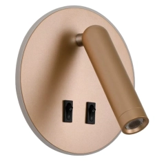 Lampa ścienna, kinkiet FURLA złoty