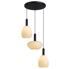 Lampa sufitowa, wisząca GATER 3 biała