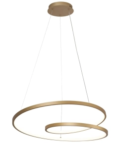 Lampa sufitowa, wisząca REINA złota