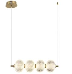 Lampa sufitowa, wisząca LAZIE złota