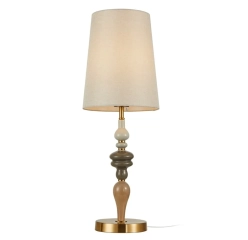 Lampa stołowa Moren A brąz antyczny