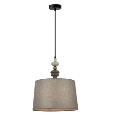 Lampa sufitowa wiszaca NEROM B szara