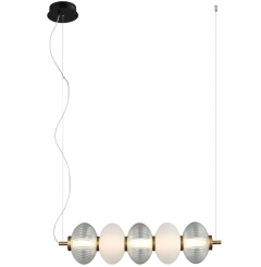Lampa sufitowa, wisząca TESTA 4 czarna