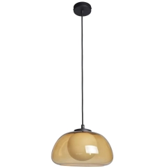 Lampa sufitowa, wisząca AINALE bursztynowa