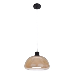 Lampa sufitowa, wisząca APIRO bursztynowa