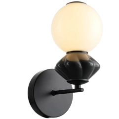 Lampa ścienna, kinkiet BALOS B czarny